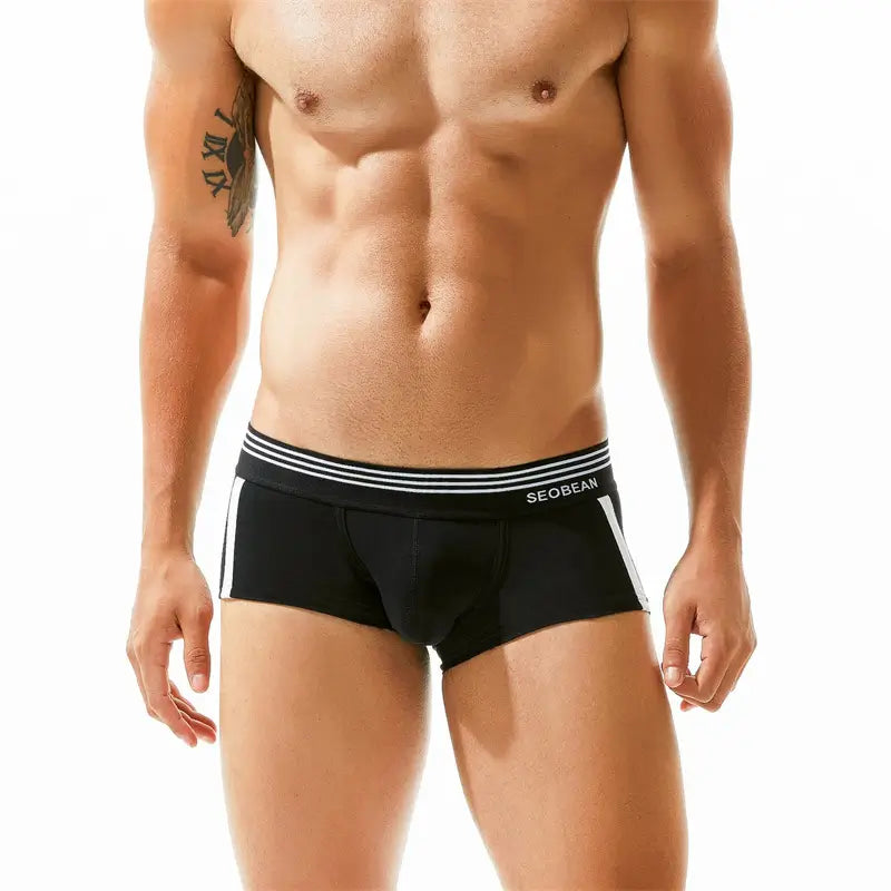 Seobean Men's Cotton Trunks Underwear for Active Lifestyles 80207