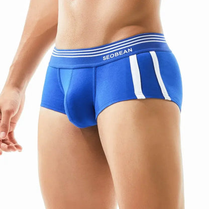 Seobean Men's Cotton Trunks Underwear for Active Lifestyles 80207