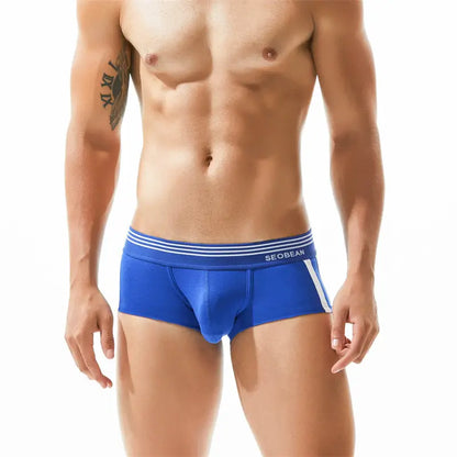 Seobean Men's Cotton Trunks Underwear for Active Lifestyles 80207