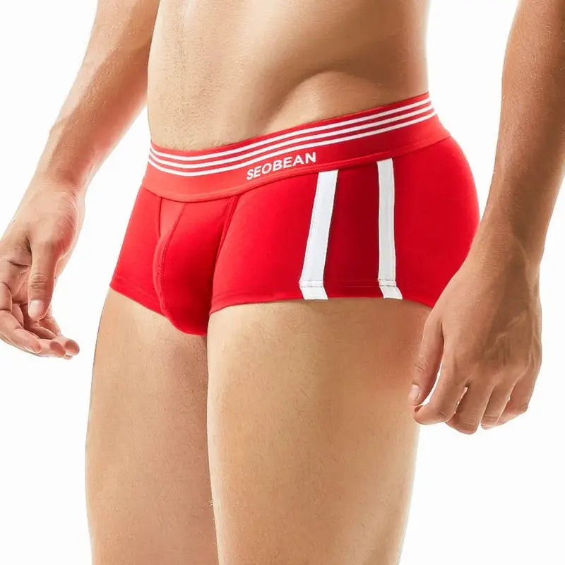 Seobean Men's Cotton Trunks Underwear for Active Lifestyles 80207