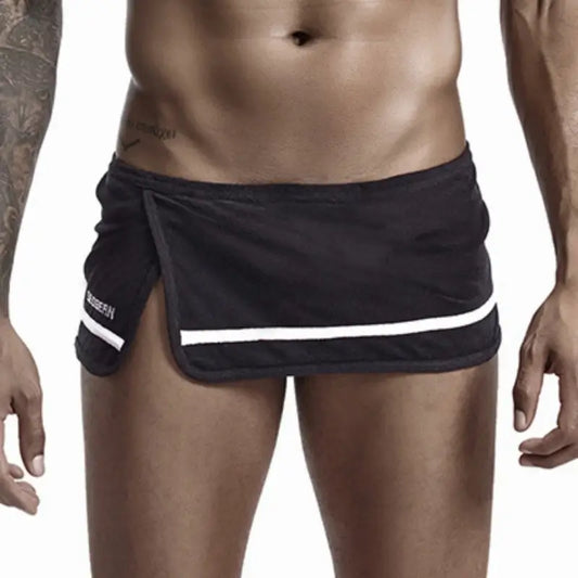 Seobean Men's Cotton Boxer Shorts Breathable Sexy Underwear 90508