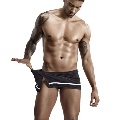 Seobean Men's Cotton Boxer Shorts Breathable Sexy Underwear 90508