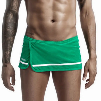 Seobean Men's Cotton Boxer Shorts Breathable Sexy Underwear 90508