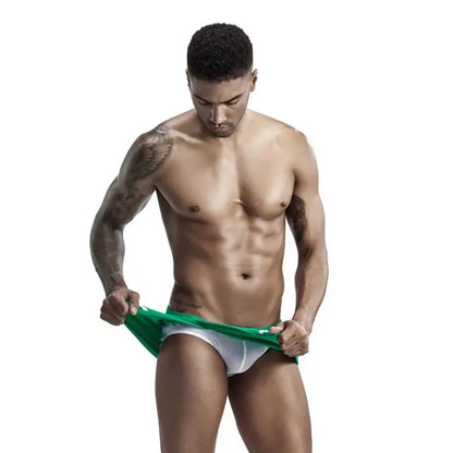 Seobean Men's Cotton Boxer Shorts Breathable Sexy Underwear 90508