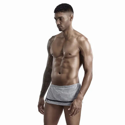 Seobean Men's Cotton Boxer Shorts Breathable Sexy Underwear 90508