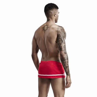 Seobean Men's Cotton Boxer Shorts Breathable Sexy Underwear 90508