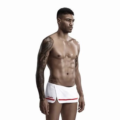 Seobean Men's Cotton Boxer Shorts Breathable Sexy Underwear 90508