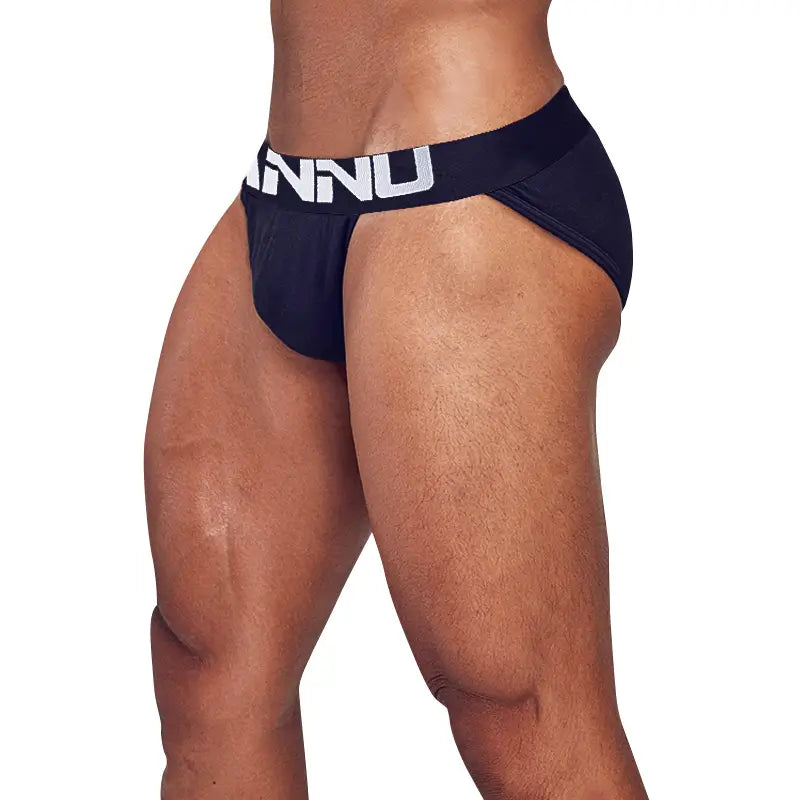 Adannu Men's Bikini Briefs - Ultra Comfortable Men's Underwear with Extra Wide Elastic Belt