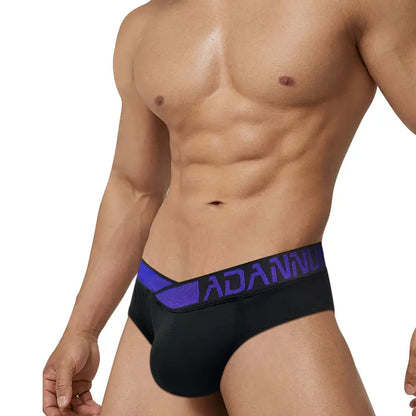 Adannu Men's Modal Blend Underwear with Contoured Support Male Briefs AD7200