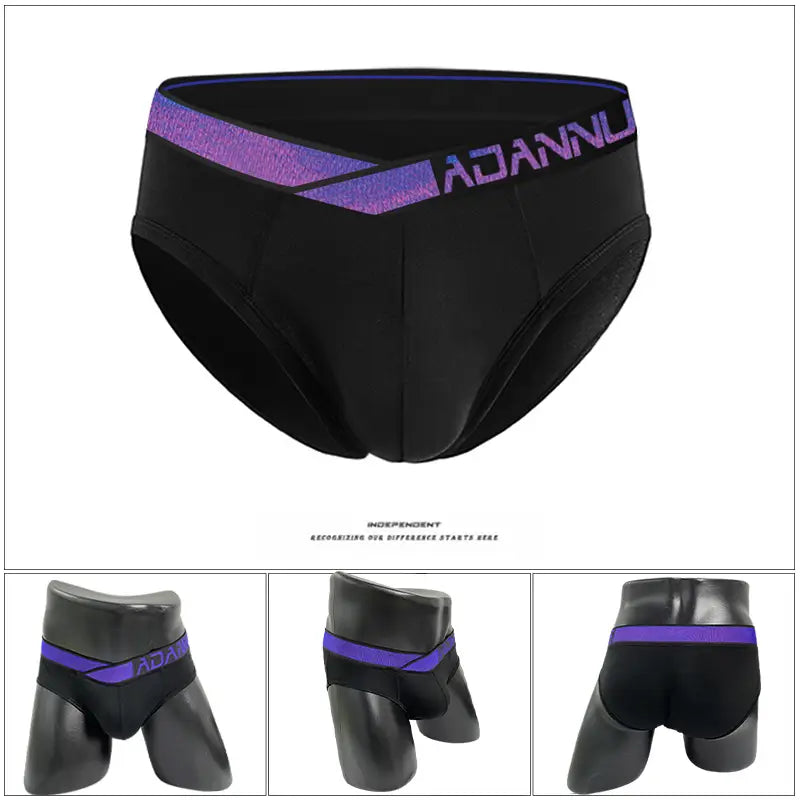 Adannu Men's Modal Blend Underwear with Contoured Support Male Briefs AD7200