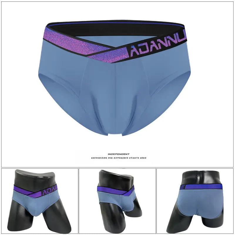 Adannu Men's Modal Blend Underwear with Contoured Support Male Briefs AD7200