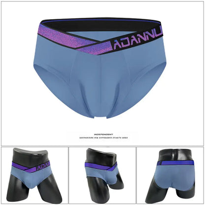 Adannu Men's Modal Blend Underwear with Contoured Support Male Briefs AD7200