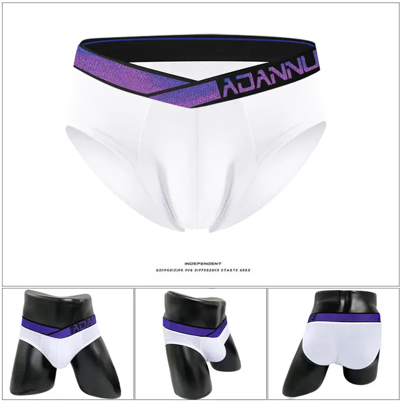 Adannu Men's Modal Blend Underwear with Contoured Support Male Briefs AD7200