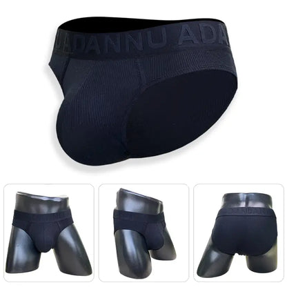 Adannu Men's Briefs with Sculpted Support Pouch - Soft Modal Male Underwear AD763