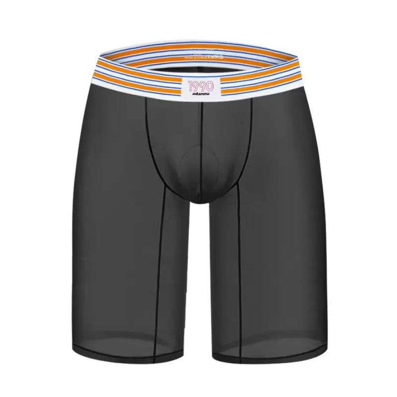 Adannu Mens Breathable Boxer Shorts - Sexy Transparent Quick Dry Underwear AD7374