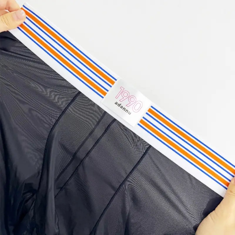 Adannu Mens Breathable Boxer Shorts - Sexy Transparent Quick Dry Underwear AD7374