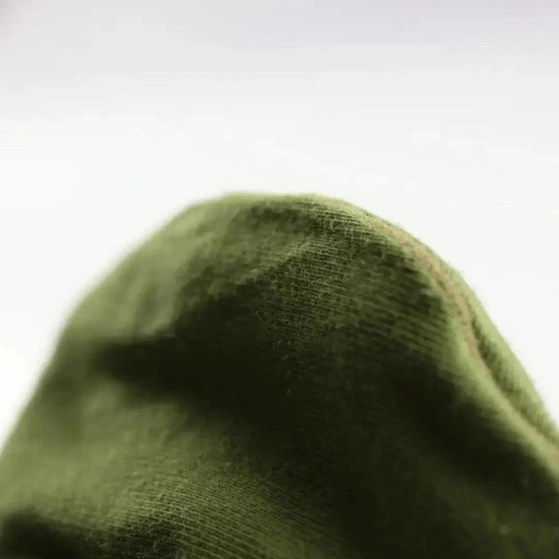 Breathable cotton fabric texture — strappy thong DomiGe Army Green