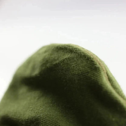 Breathable cotton fabric texture — strappy thong DomiGe Army Green