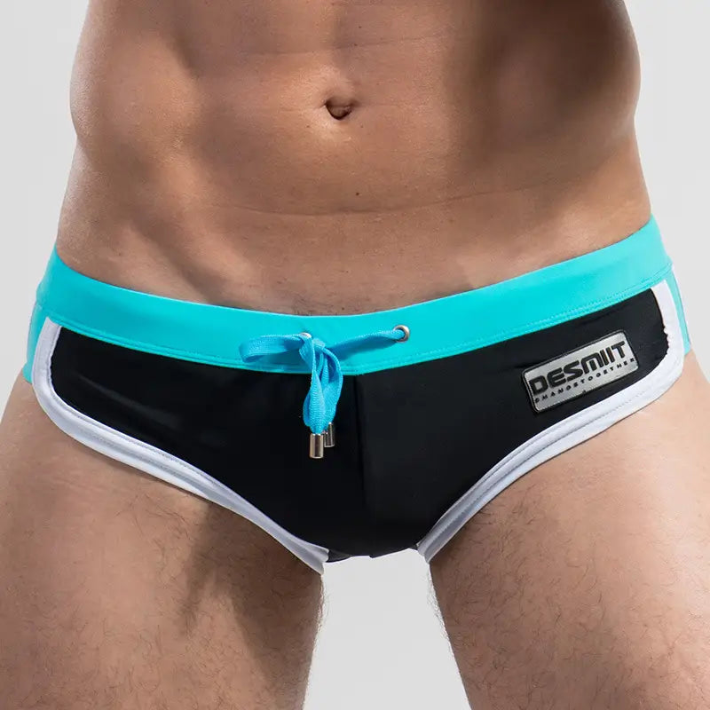 Desmiit Badehose für Herren – 82 % Nylon + 18 % Elastan – Sexy und stylische Bademode