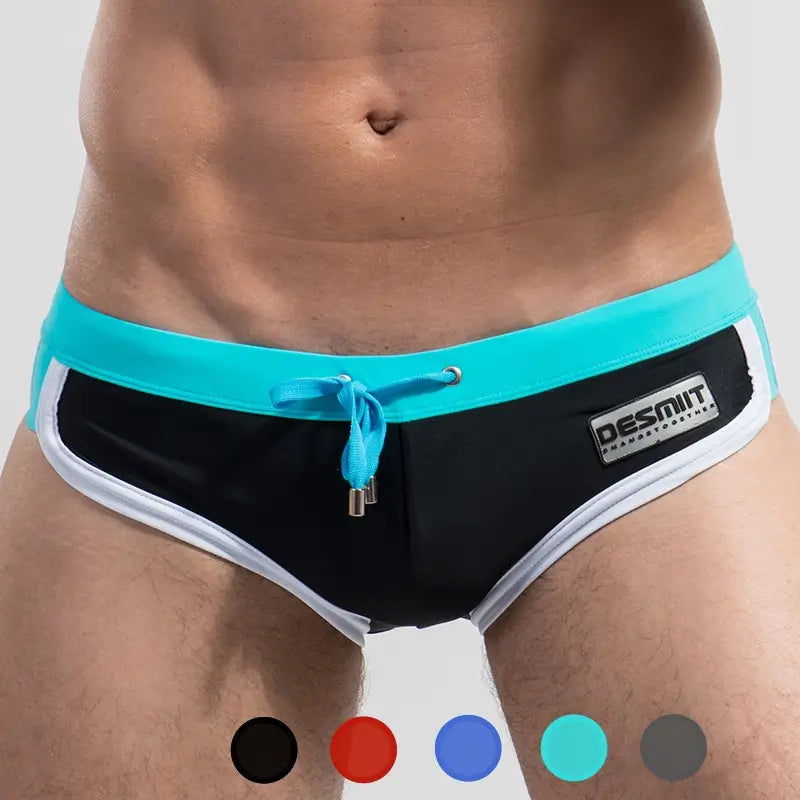 Desmiit Badehose für Herren – 82 % Nylon + 18 % Elastan – Sexy und stylische Bademode