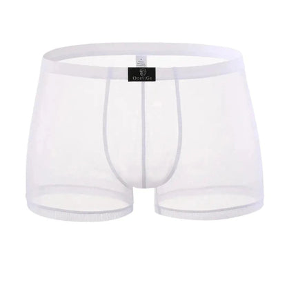 DomiGe DomiGe Male Underwear Transparent Boxers Sheer Men Sexy Boxer Shorts White 3D