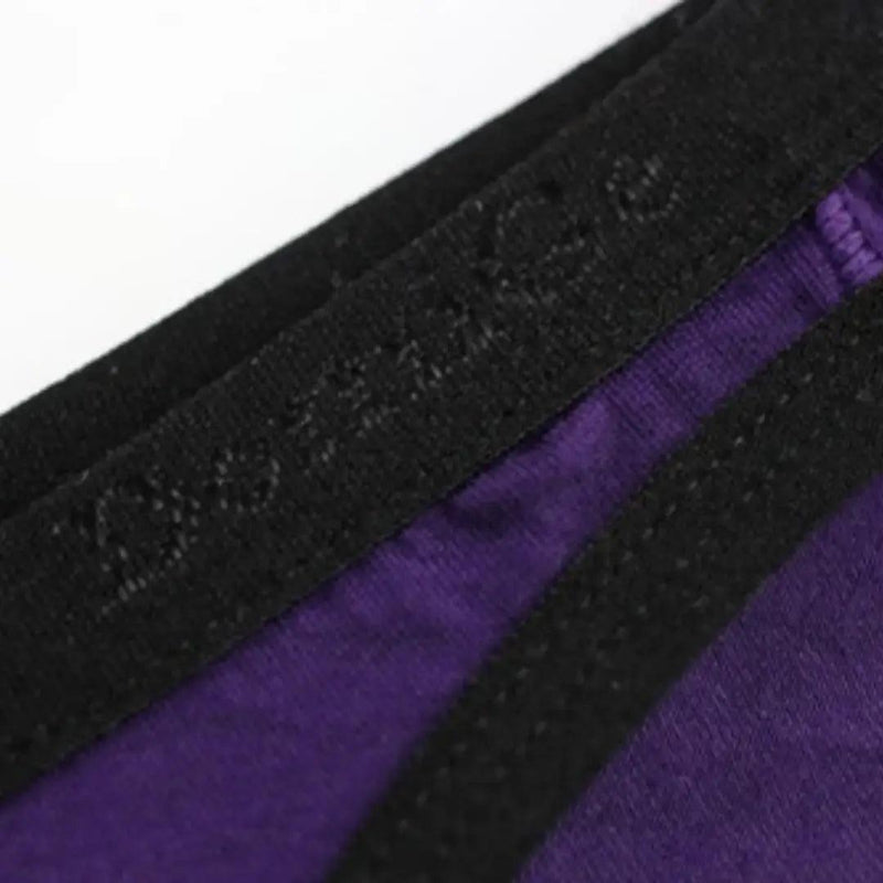 Lenzing modal fabric texture close-up — 3x softer than cotton DomiGe briefs Purple Line