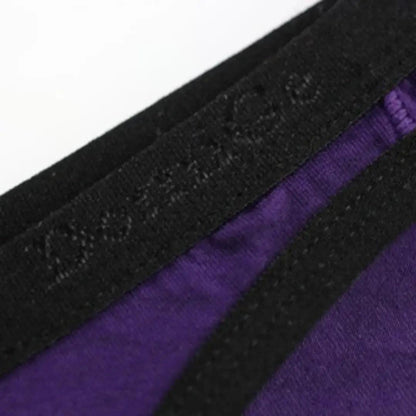 Lenzing modal fabric texture close-up — 3x softer than cotton DomiGe briefs Purple Line