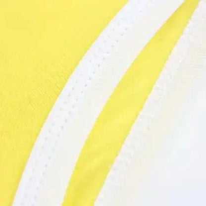 Lenzing modal fabric texture close-up — breathable low-rise briefs Yellow