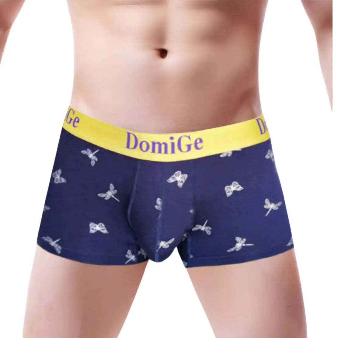 Boxers para hombre DomiGe: estampados elegantes, ajuste cómodo, 95% viscosa y 5% spandex