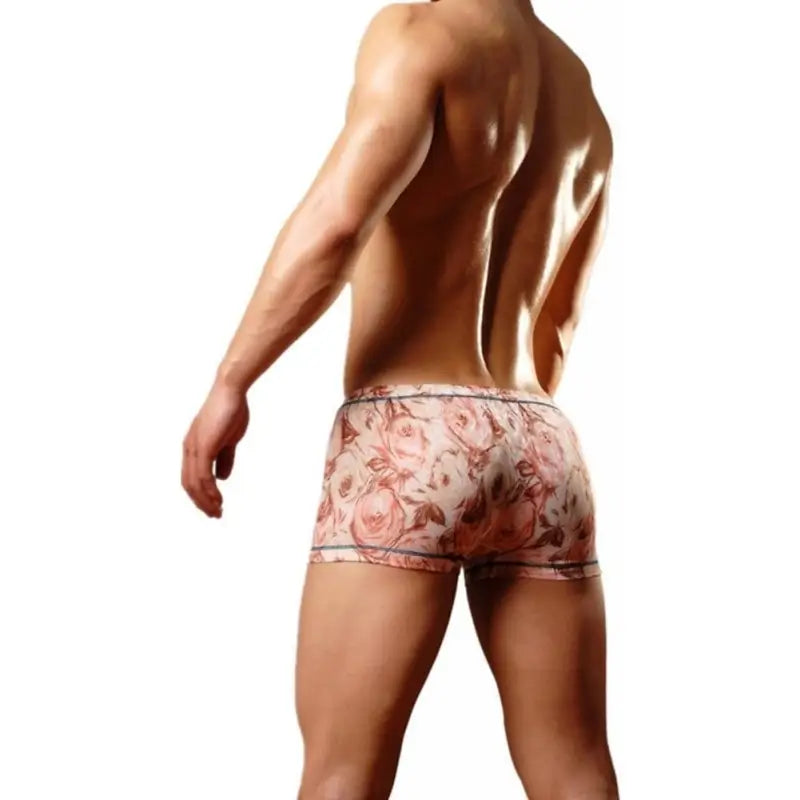 Dominik Boxers para hombre con estampado óxido: ropa interior suave, cómoda y elegante