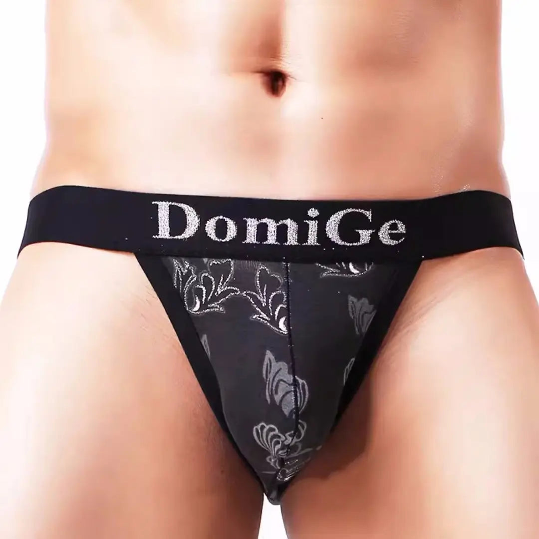 Ropa interior para hombre DomiGe: Calzoncillos sexys de algodón negro Máxima comodidad