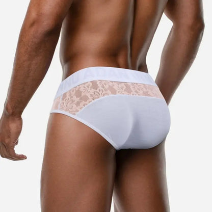 Adannu Modal Lace Brief AD408 — Skybridge™ Comfort Pouch™