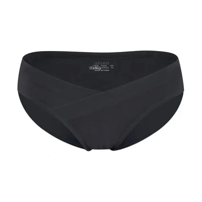 Black low rise modal briefs flat lay - Adannu AD323