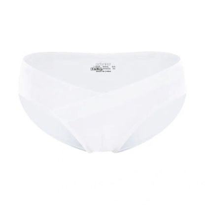 White low rise modal briefs flat lay - Adannu AD323