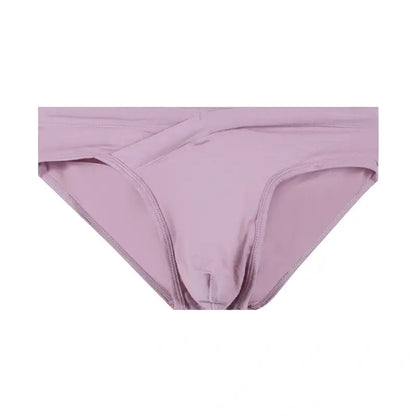 Dusky Pink modal briefs contour pouch detail - Adannu AD330