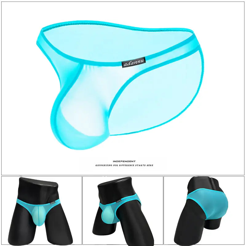 Adannu Adannu Men's Bikini Briefs - Ultra-Thin Mesh Sexy Underwear for Men AD782