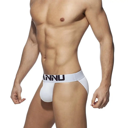 Adannu Adannu Men's Briefs with Extra Wide Elastic Belt AD214