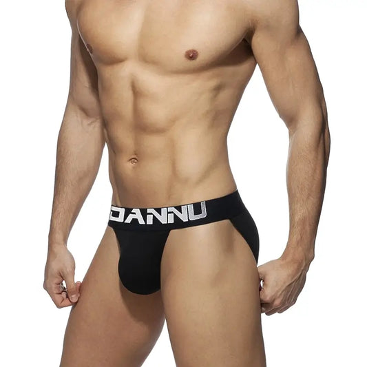Adannu Adannu Men's Briefs with Extra Wide Elastic Belt AD214