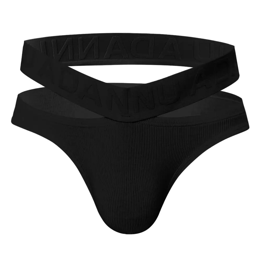 Adannu Adannu Men's Cotton Briefs Enhanced Support Pouch Low-Rise Underwear AD795