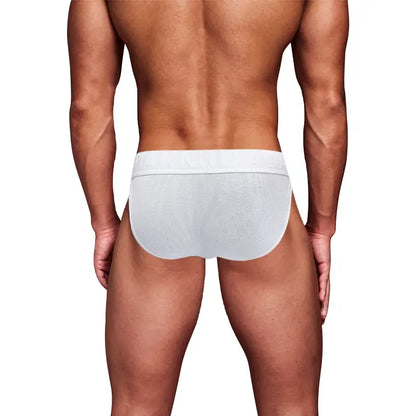 Adannu Adannu Men's Sexy Bikini Briefs - High-Cut Pouch Underwear, Eco-Friendly & Anti-Roll Design AD768
