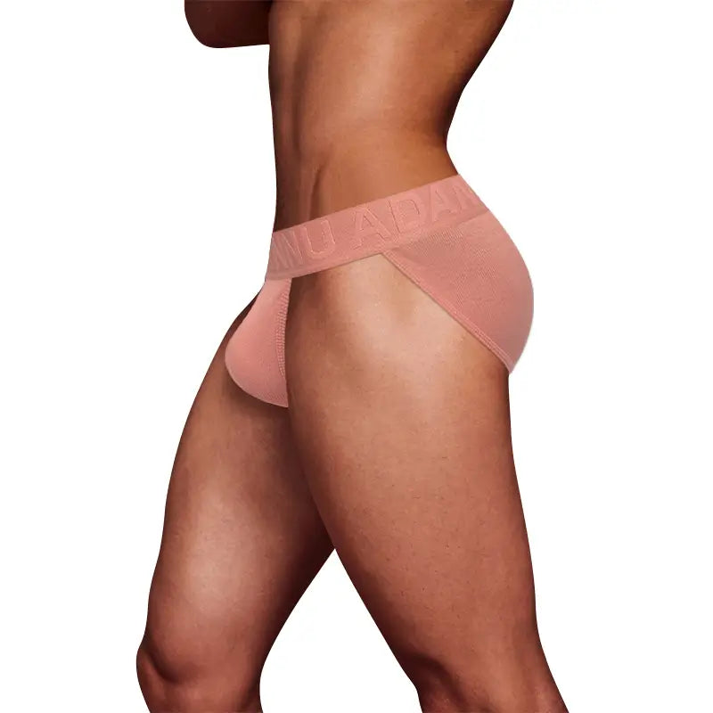 Adannu Adannu Men's Sexy Bikini Briefs - High-Cut Pouch Underwear, Eco-Friendly & Anti-Roll Design AD768