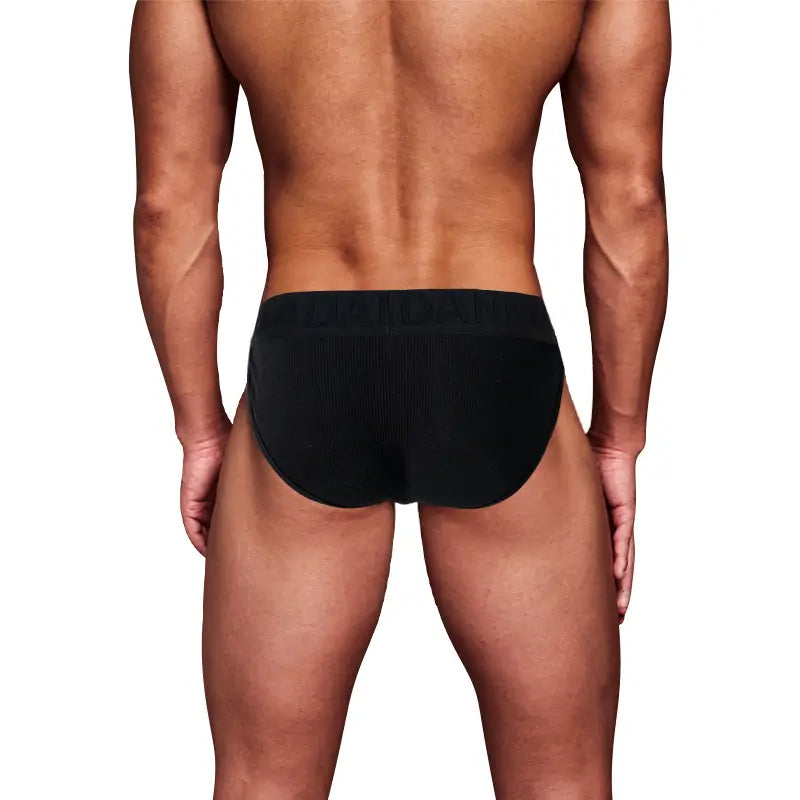 Adannu Adannu Men's Sexy Bikini Briefs - High-Cut Pouch Underwear, Eco-Friendly & Anti-Roll Design AD768