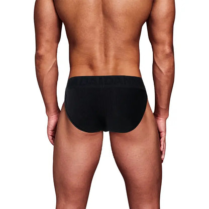 Adannu Adannu Men's Sexy Bikini Briefs - High-Cut Pouch Underwear, Eco-Friendly & Anti-Roll Design AD768