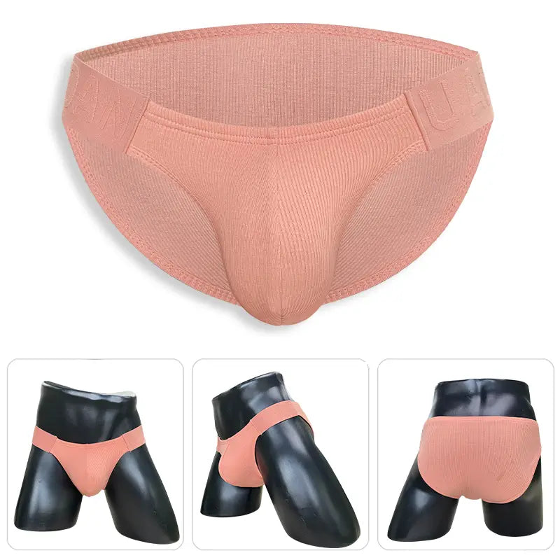 Adannu Adannu Men's Sexy Embossed Briefs – Classic Chinese Design Cotton AD761