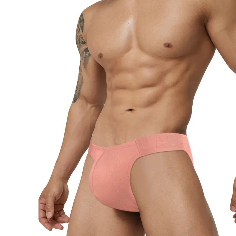 Adannu Adannu Men's Sexy Embossed Briefs – Classic Chinese Design Cotton AD761