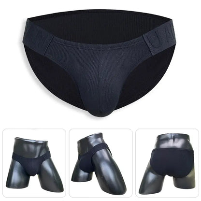 Adannu Adannu Men's Sexy Embossed Briefs – Classic Chinese Design Cotton AD761