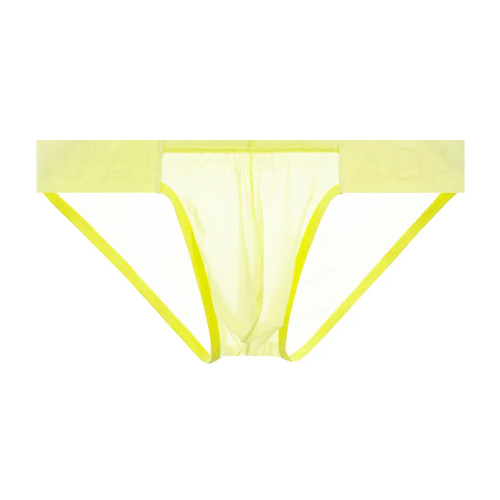 Adannu Adannu Men's Sexy High-Cut Bikini Briefs | Oxhorn Mesh Waistband AD787