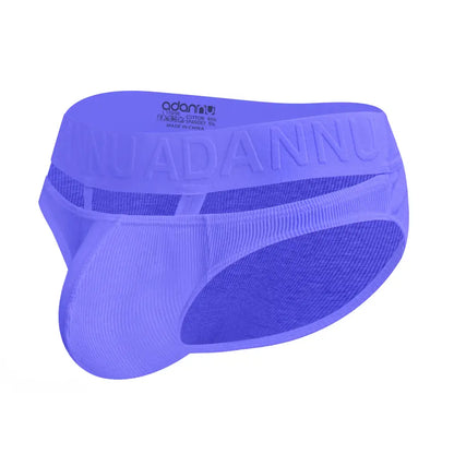 Adannu Adannu Men's Sexy Low Rise Breathable Pouch Briefs with Surround Ring Design AD752
