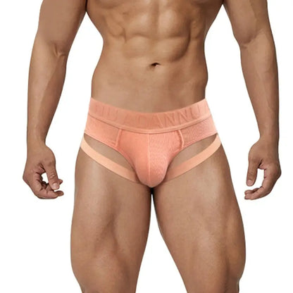 Adannu Adannu Men's Sexy Low-Rise Briefs  95% Cotton for Breathable Comfort  AD769