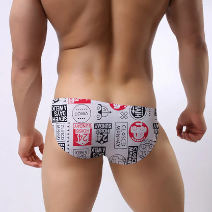 Adannu Adannu Men's Sexy Mesh Briefs | Anti-Roll Design & Breathable AD7302
